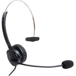 Monaural headset - 3.5mm plug with USB lead Monaural headset - 3.5mm plug with USB lead
